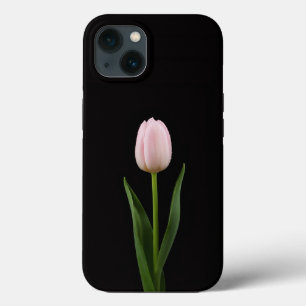 Case-Mate iPhone Case Noir 4 Luxe iPhone 13, Tulipe Rose Tendre