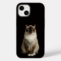 Noir 4 Luxe iPhone 14 Mate, Chat Birman