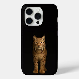 Coque iPhone 15 Pro Noir 4 Luxe iPhone 15 Pro Mate Lynx Silencieux