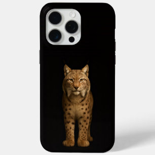 Coque iPhone 15 Pro Max Noir 4 Luxe iPhone 15 Pro Max, Lynx Silencieux