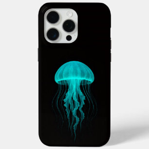 Coque iPhone 15 Pro Max Noir 4 Luxe iPhone 15 Pro Max, Méduse Verte