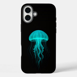 Coques iPhone 16 Plus Noir 4 Luxe iPhone 16 Plus, Méduse Verte