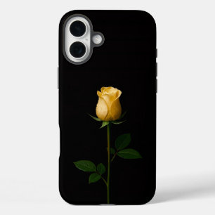 Coques iPhone 16 Plus Noir 4 Luxe iPhone 16 Plus, Rose Jaune Ensoleillé