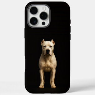 Coques iPhone 16 Pro Max Noir 4 Luxe iPhone 16 Pro Max Dogo Argentino Gras