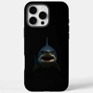 Coques iPhone 16 Pro Max Noir 4 Luxe iPhone 16 Pro Max, Grand Requin Blanc