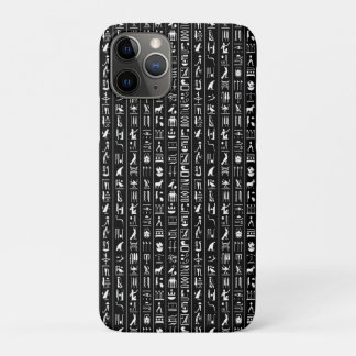 Case-Mate iPhone Case Noir avec Hiéroglyphes blancs
