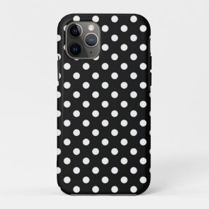 Case-Mate iPhone Case Noir avec points blancs