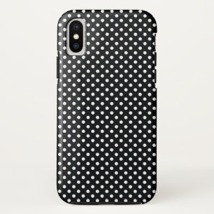 Case-Mate iPhone Case Noir avec points blancs