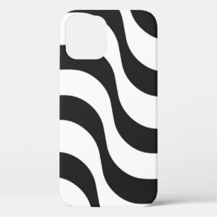 Case-Mate iPhone Case noir + blanc zèbre rayure motif moderne