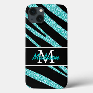 Case-Mate iPhone CASE NOIR BOLD ZEBRA STRIPES NOM PARTIES SCINTILLANT TU