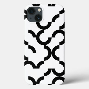 Case-Mate iPhone Case Noir, cool, tendance, moderne, art circulaire urba