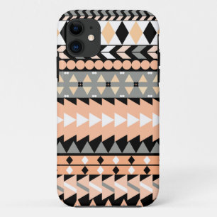 Coque iPhone 11 Noir d'Aztèque de pêche