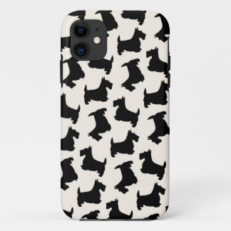 Etui iPhone Case-Mate Noir de motif de chien de Scottie de Terrier