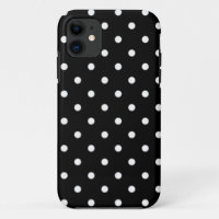 Noir et blanc à pois