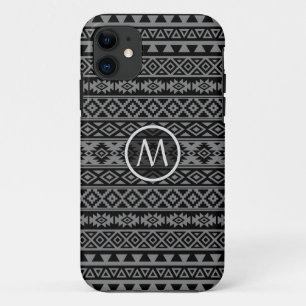 Case-Mate iPhone Case Noir et gris stylisés I de Ptn d'Aztèque