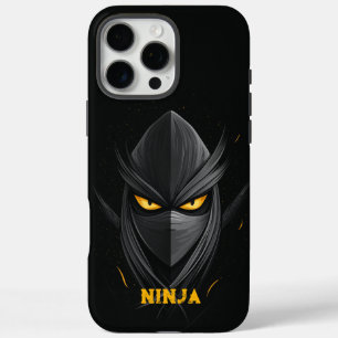 Coques iPhone 16 Pro Max Noir Ninja en colère