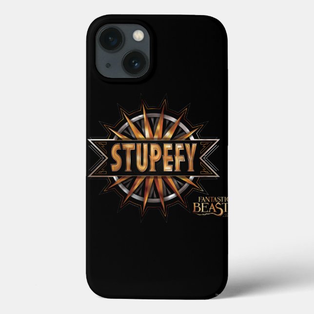 Coques Case-Mate iPhone Noir & Or Stupefy Spell Graphisme (Verso)