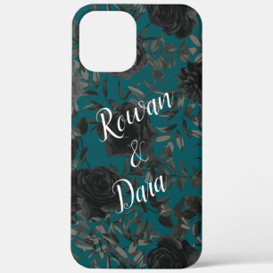 Case-Mate iPhone Case Noir Turquoise Rose gothique Elégant Mariage