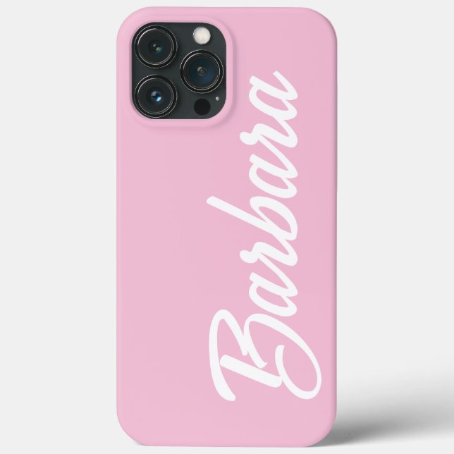 Coques Case-Mate iPhone Nom de fille rose mignon (Verso)