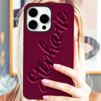 Nom de script minimaliste Fuchsia moderne
