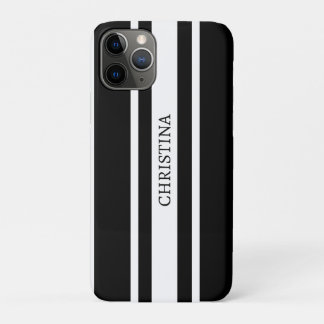 Case-Mate iPhone Case Nom Design Noir, Nom Personnalisé Noir
