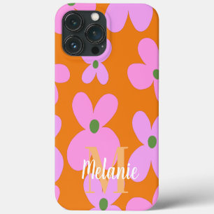 Case-Mate iPhone Case Nom du Motif orange super Flower Bright