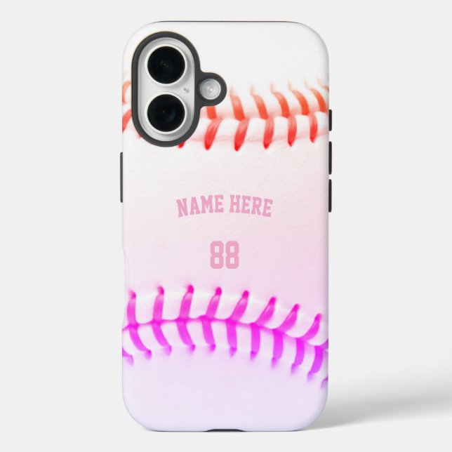 Coques Case-Mate iPhone Nom et numéro de baseball personnalisé tendance gi (Verso)