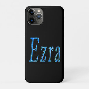 Case-Mate iPhone Case Nom Ezra Conçu En Bleu,