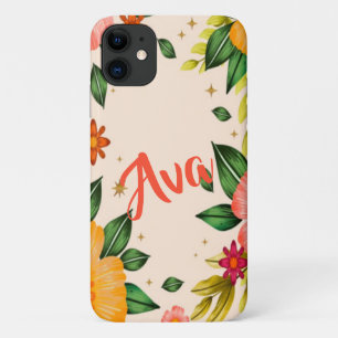 Case-Mate iPhone Case Nom floral tropical de printemps