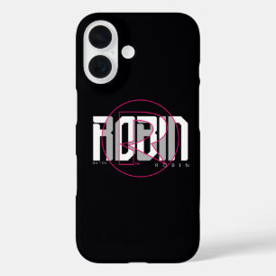 Coques iPhone 16 Nom graphique Robin Hi-Tech