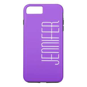 Etui iPhone Case-Mate Nom Jumbo personnalisé, violet moderne