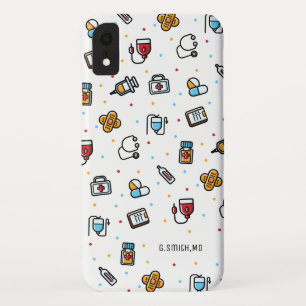 Case-Mate iPhone Case Nom Motif Médicale Pour les médecins et les in