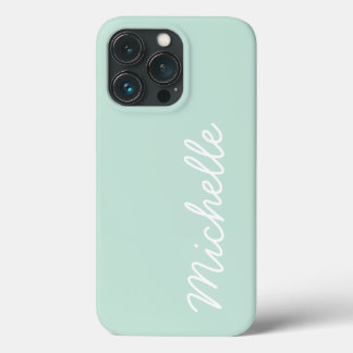 Case-Mate iPhone Case Nom ou texte personnalisé personnalisé vert et bla