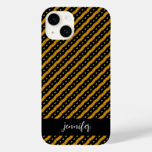 Coque Pour iPhone 14 Nom personnalisable motif coloré transparent