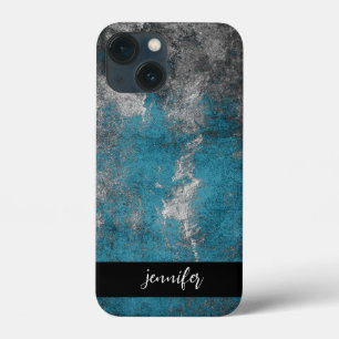 Case-Mate iPhone Case Nom personnalisable texture de grunge Abstraite