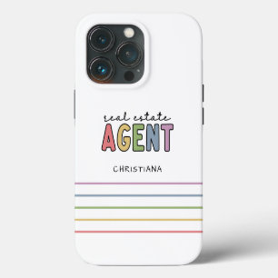 Case-Mate iPhone Case Nom personnalisé Agent immobilier Cadeaux immobi