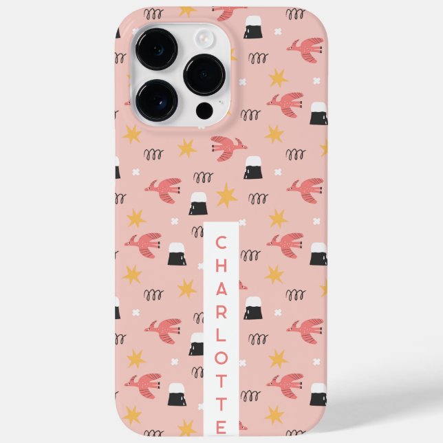 Coques Case-Mate iPhone Nom personnalisé Boîtier téléphonique pour enfants (Verso)