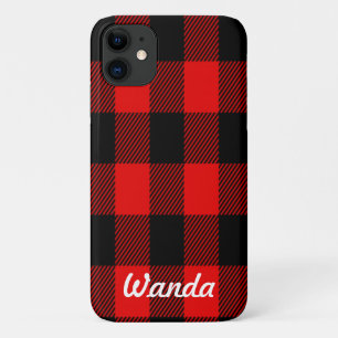 Case-Mate iPhone Case Nom personnalisé Buffalo Plaid