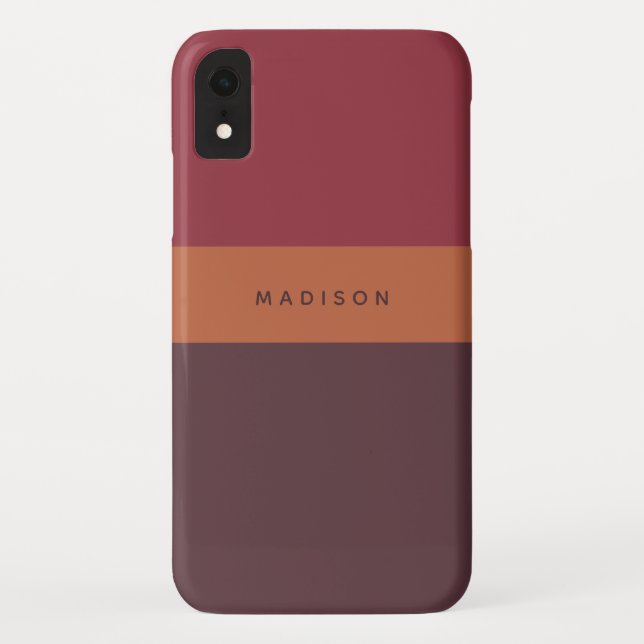 Coques Case-Mate iPhone Nom personnalisé Cas de téléphone triés (Dos)