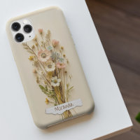 Nom personnalisé de Fleurs sauvages habillés avec 