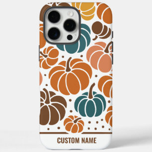 Coques iPhone 16 Pro Max Nom personnalisé du Citrouille d'automne mou Autom