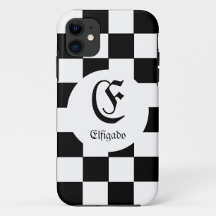 Case-Mate iPhone Case Nom personnalisé du club d'échecs initial