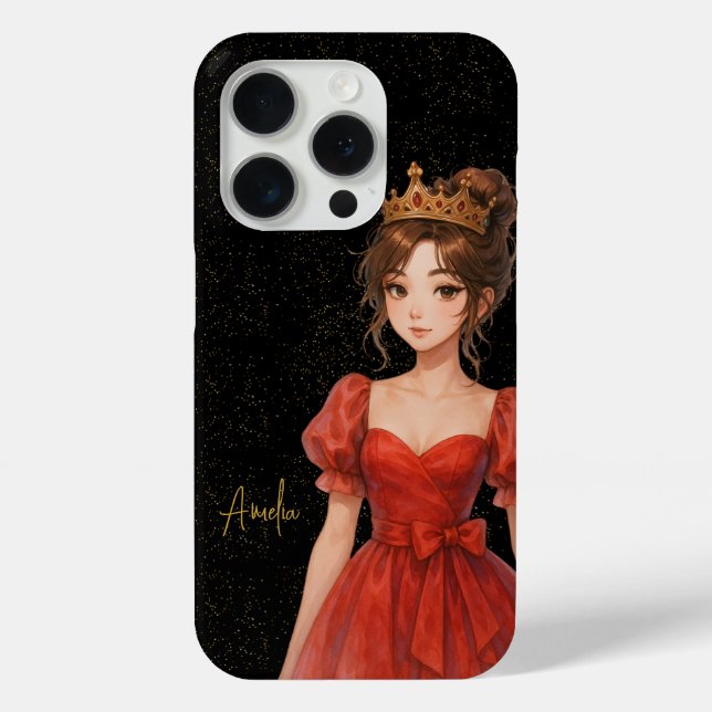 Coques Case-Mate iPhone Nom personnalisé élégante reine phonecase (Verso)