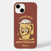 Nom personnalisé et bière texte amusant