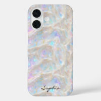 Nom personnalisé Fluid Iridescente Gold Opal Girl