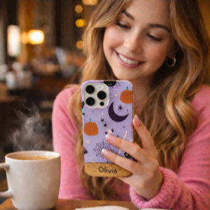 COQUE iPhone 15 PRO MAX NOM PERSONNALISÉ HALLOWEEN