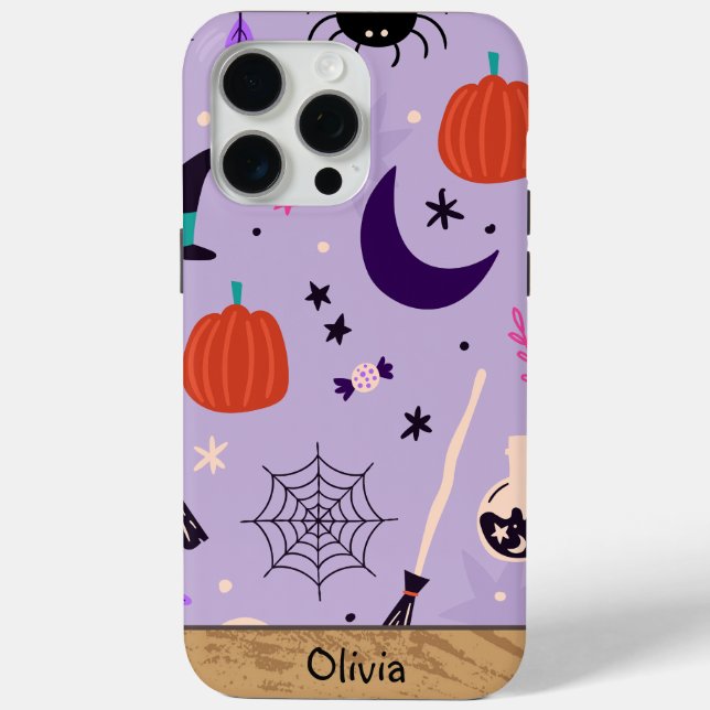 COQUES Case-Mate iPhone NOM PERSONNALISÉ HALLOWEEN (Verso)