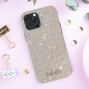 Case-Mate iPhone Case Nom personnalisé holographique pailleté moderne él
