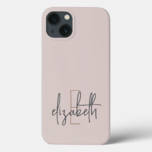 Case-Mate iPhone Case Nom personnalisé Monogramme rose