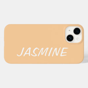 Coque Pour iPhone 14 Nom personnalisé simple moderne minimal monogramme